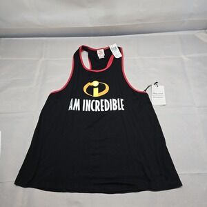 Disney Pixar The Incredibles I Am Incredible Tank Top Women's Small Her Universe